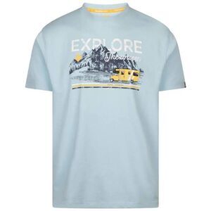 Trespass Mens Thelon Printed Casual T-Shirt / Seafoam Marl